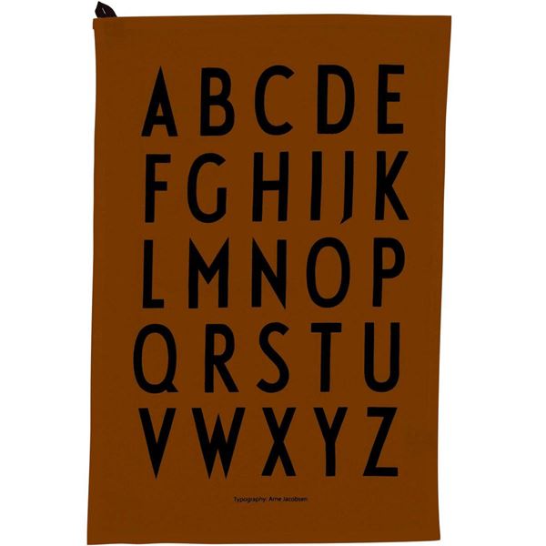 Design Letters - Favorit Keittiöpyyhe 40x60 cm 2 kpl Ruskea