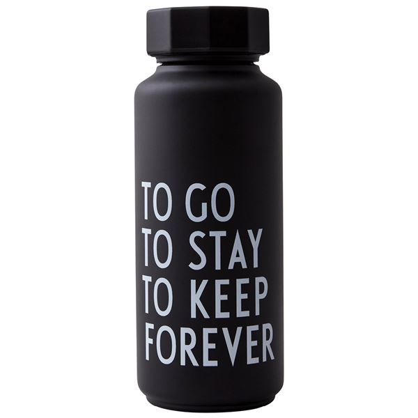 Design Letters - To Go Special Edition Termospullo 50 cl Musta