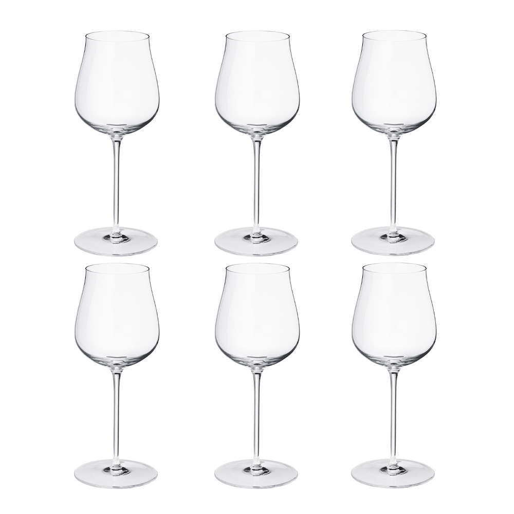 Georg Jensen - Sky Valkoviinilasi 35 cl 6 kpl