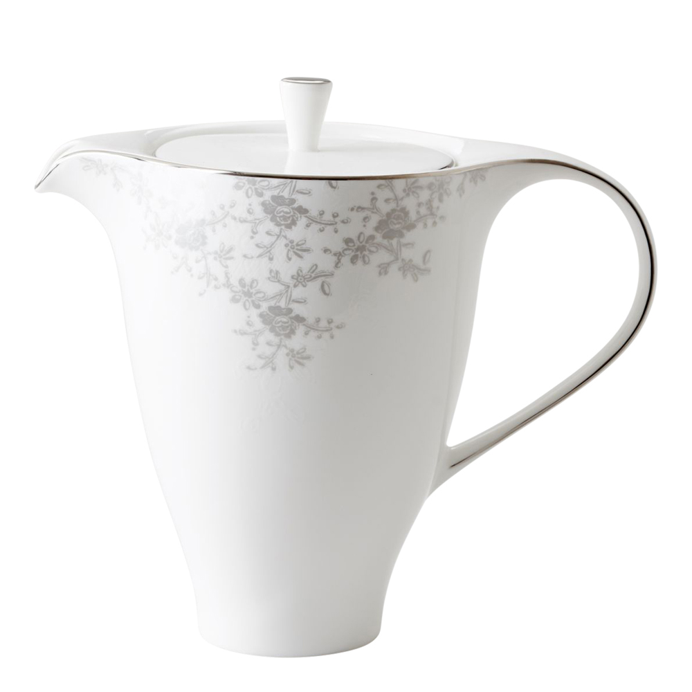 Royal Porcelain - Angelina Platinum Kahvikannu 1,2 L Valkoinen