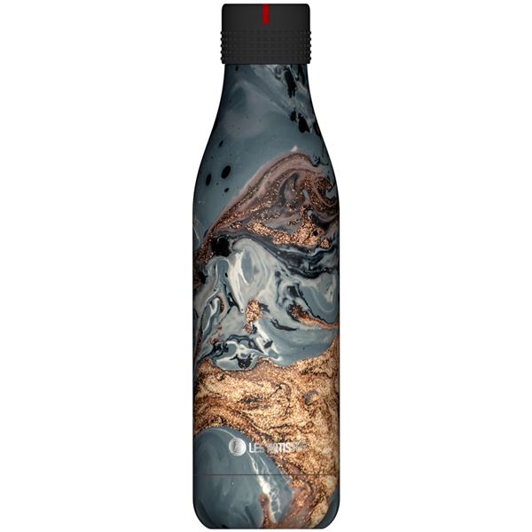 Les Artistes - Bottle Up Termospullo 0,5L Siniharmaa Marmori