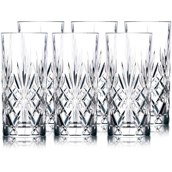 Lyngby Glas - Melodia Highball -lasi 6 kpl