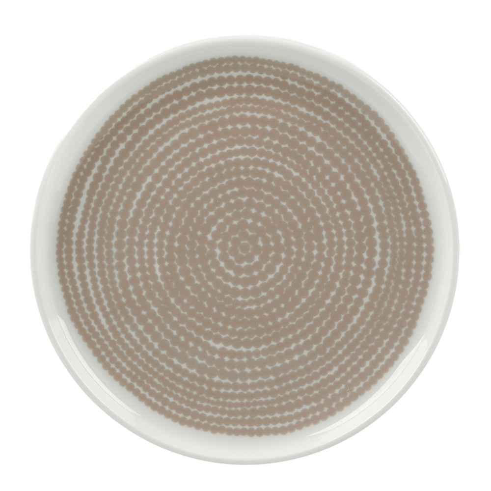 Marimekko - Oiva / Siirtolapuutarha Lautanen 13,5 cm Valkoinen/Beige