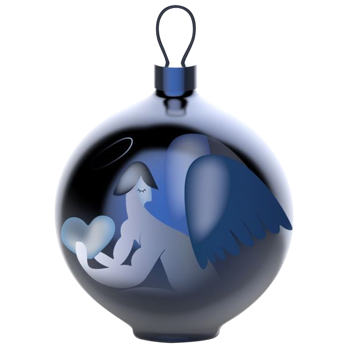 Alessi - Blue Christmas Joulupallo 10 cm Stella