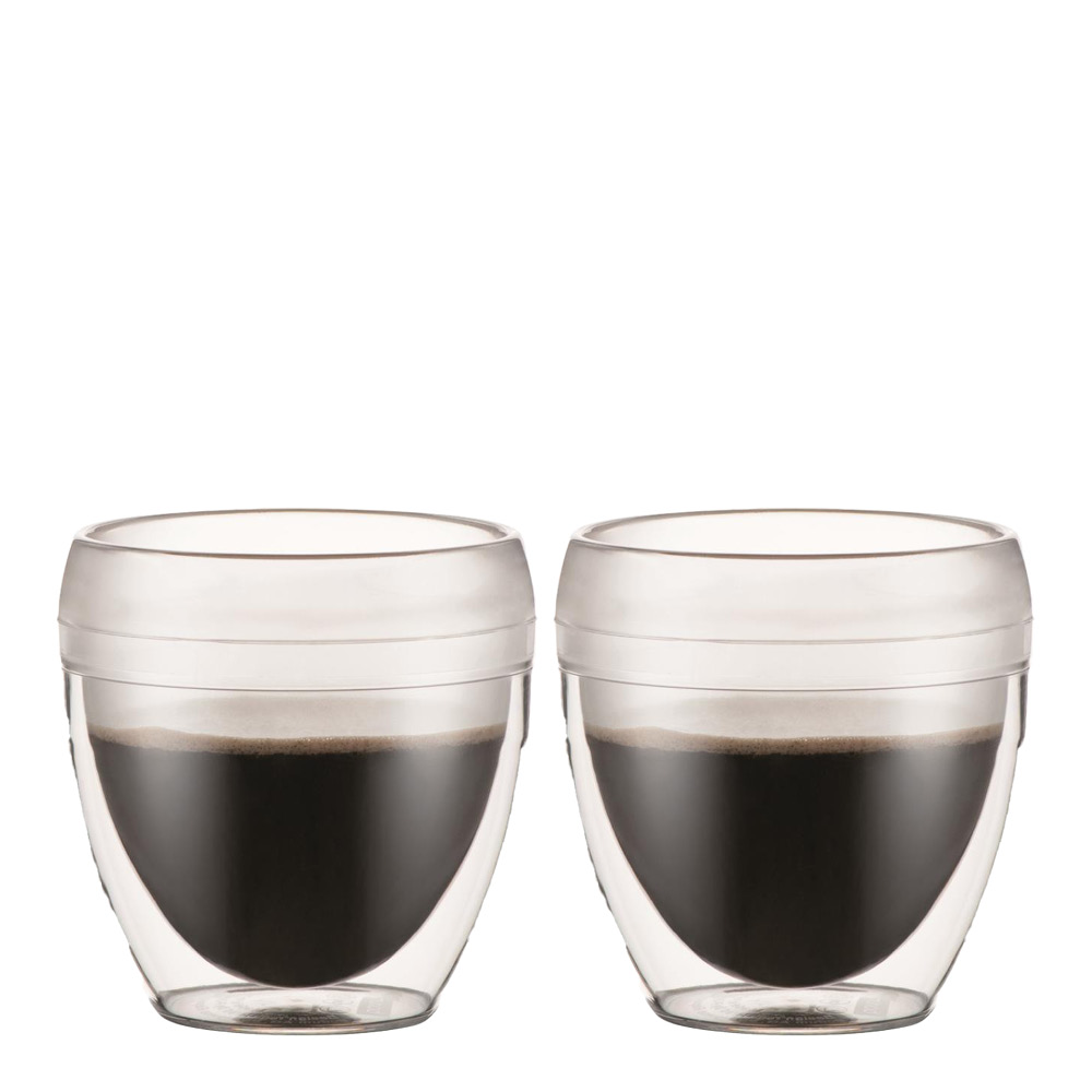 Bodum - Pavina Outdoor Kuppi 25 cl 2 kpl Kirkas