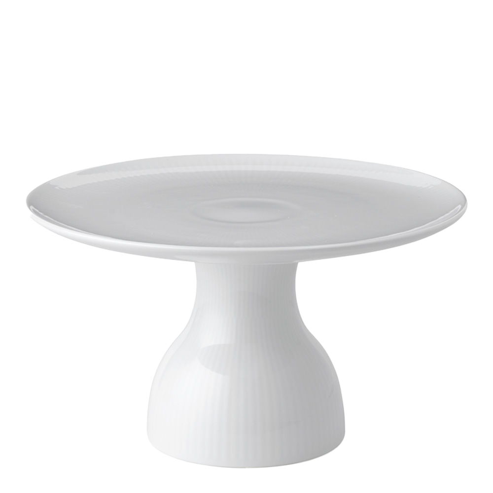 Royal Copenhagen - White Fluted Lautanen 20 cm Valkoinen