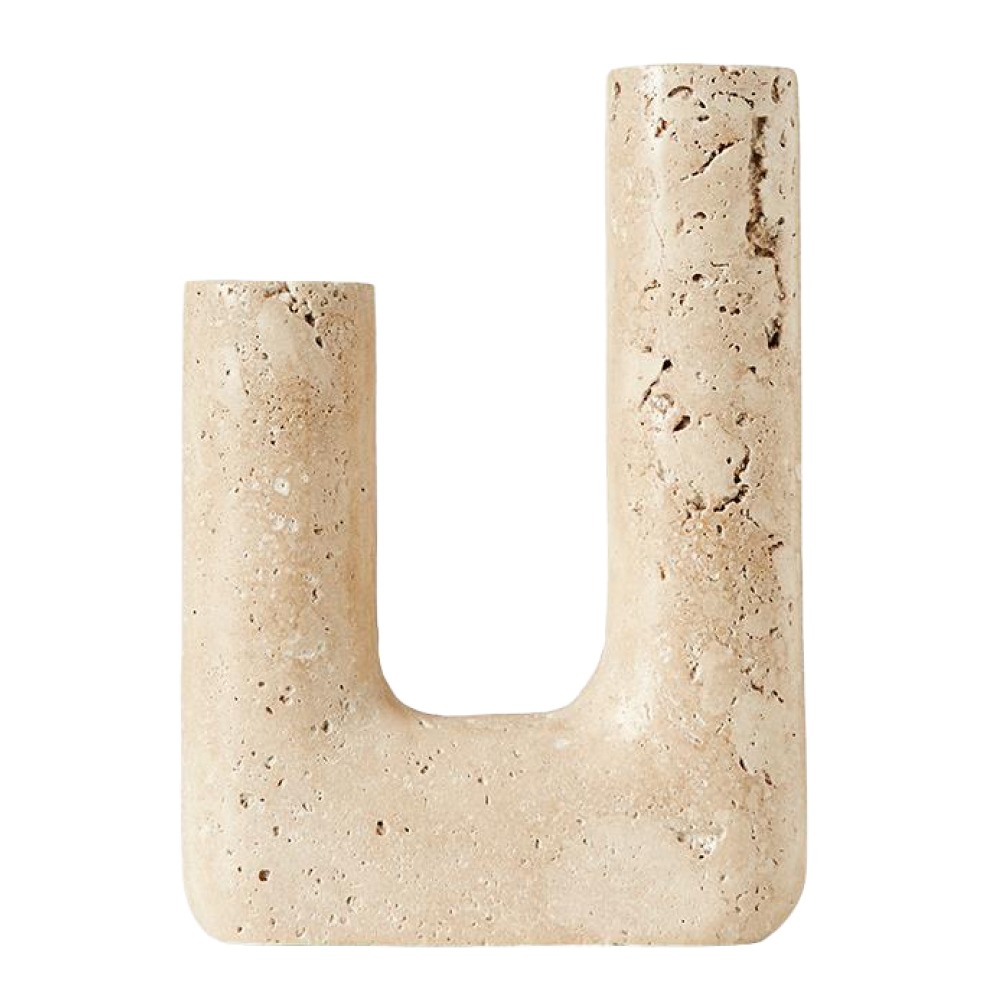 Muubs - Minerva Kynttilänjalka 20 cm Beige