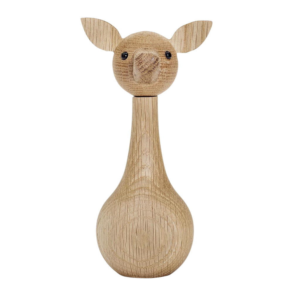 Andersen - Mrs. Deer Puukoriste 15 cm Tammi