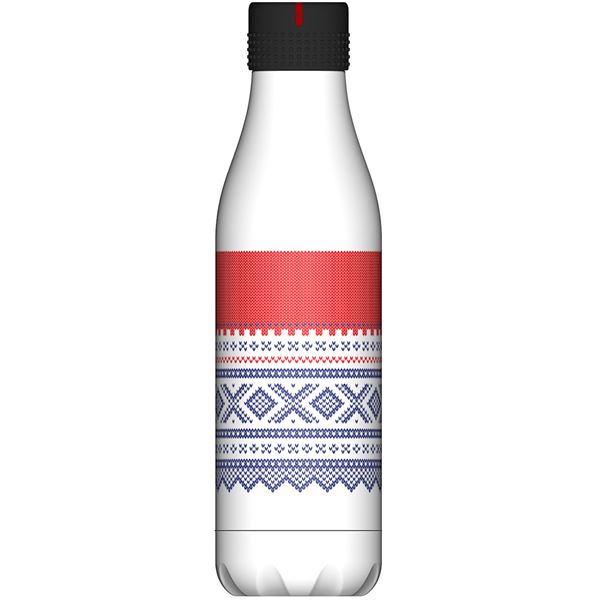 Les Artistes - Bottle Up Design Termospullo 0,5L Valkoinen/Sininen/Punainen