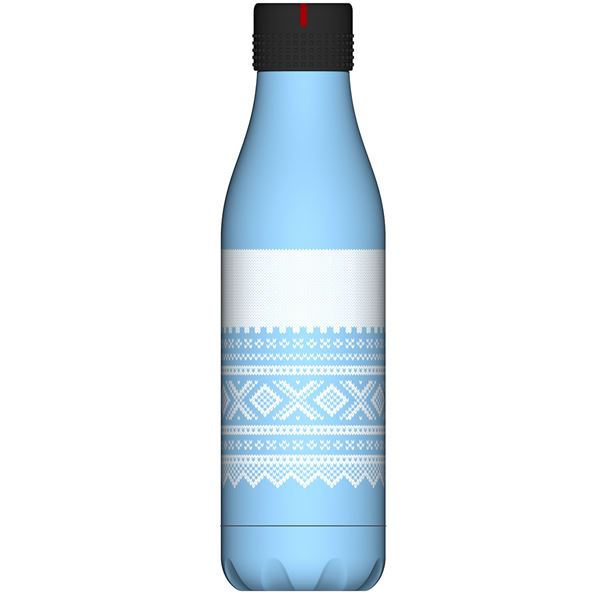 Les Artistes - Bottle Up Design Termospullo 0,5L Vaaleansininen/Valkoinen