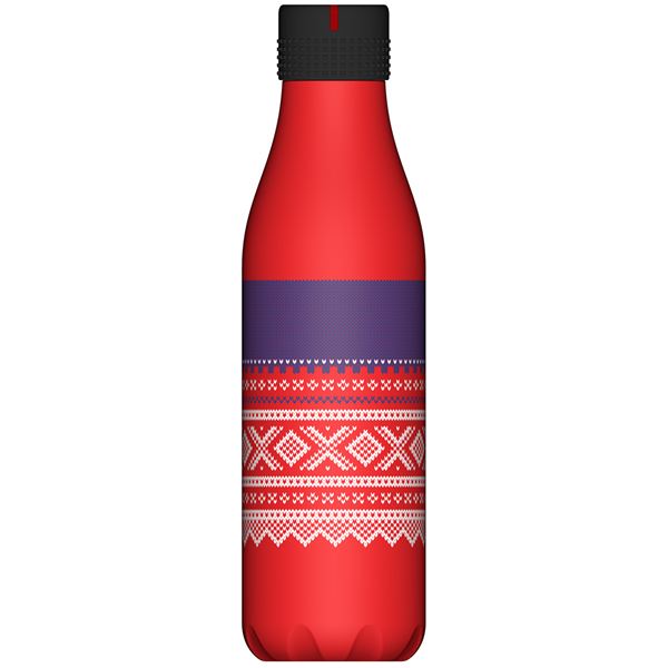 Les Artistes - Bottle Up Design Termospullo 0,5L Punainen/Sininen