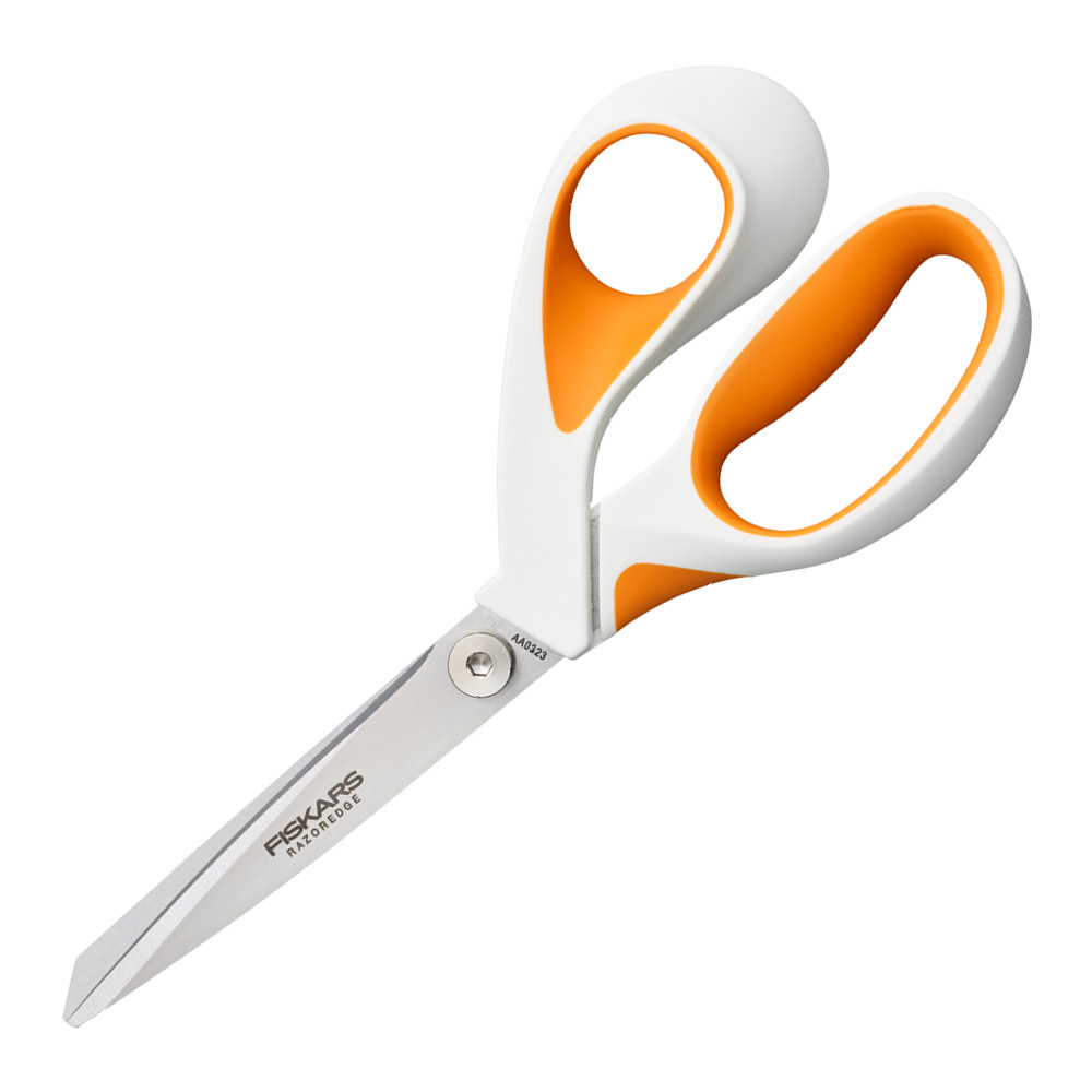 Fiskars - RazorEdge Harkkosakset Softgrip 21 cm Oranssi/Valkoinen