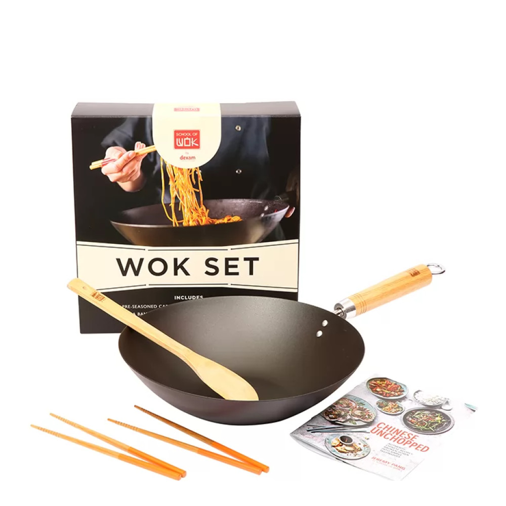 Dexam - School of Wok Pre-seasoned Wokkisetti