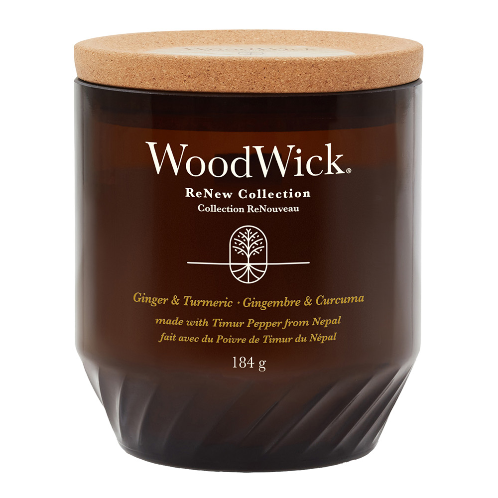 WoodWick - Renew Tuoksukynttilä 9,7x7,9 cm Ginger & tumeric