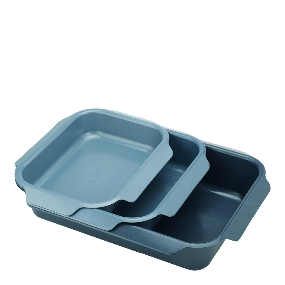 Joseph Joseph - Cookware Uunivuoka 12,3x32,8 cm 3 osaa Sininen