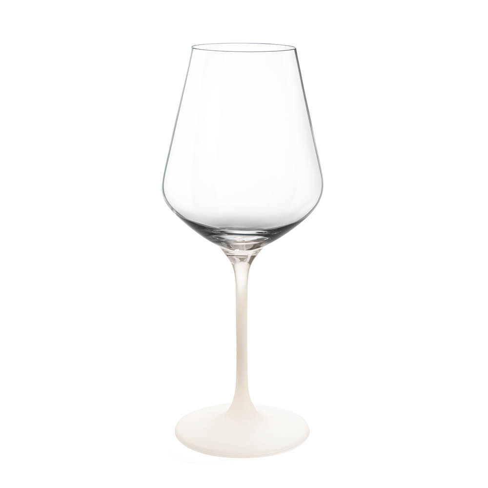 Villeroy & Boch - Manufacture Rock Blanc Punaviinilasi 47 cl 4 kpl Valkoinen