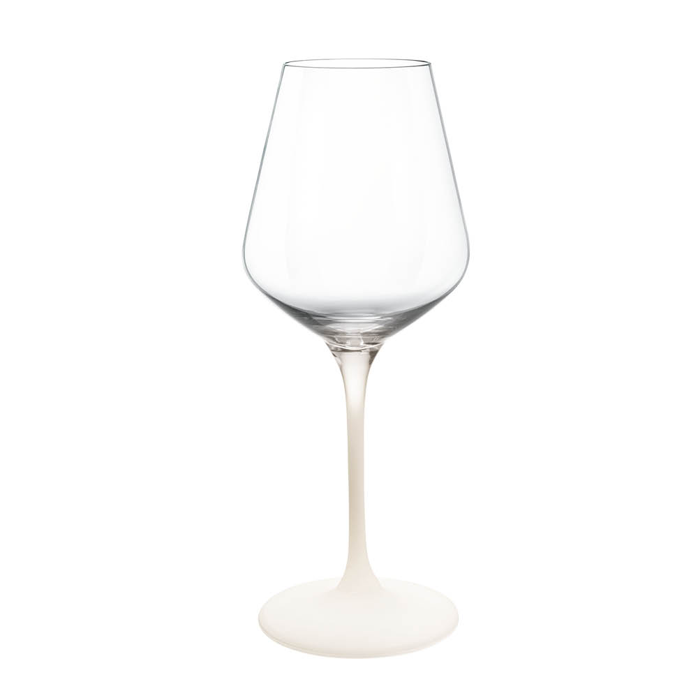 Villeroy & Boch - Manufacture Rock Blanc Valkoviinilasi 38 cl 4 kpl Valkoinen