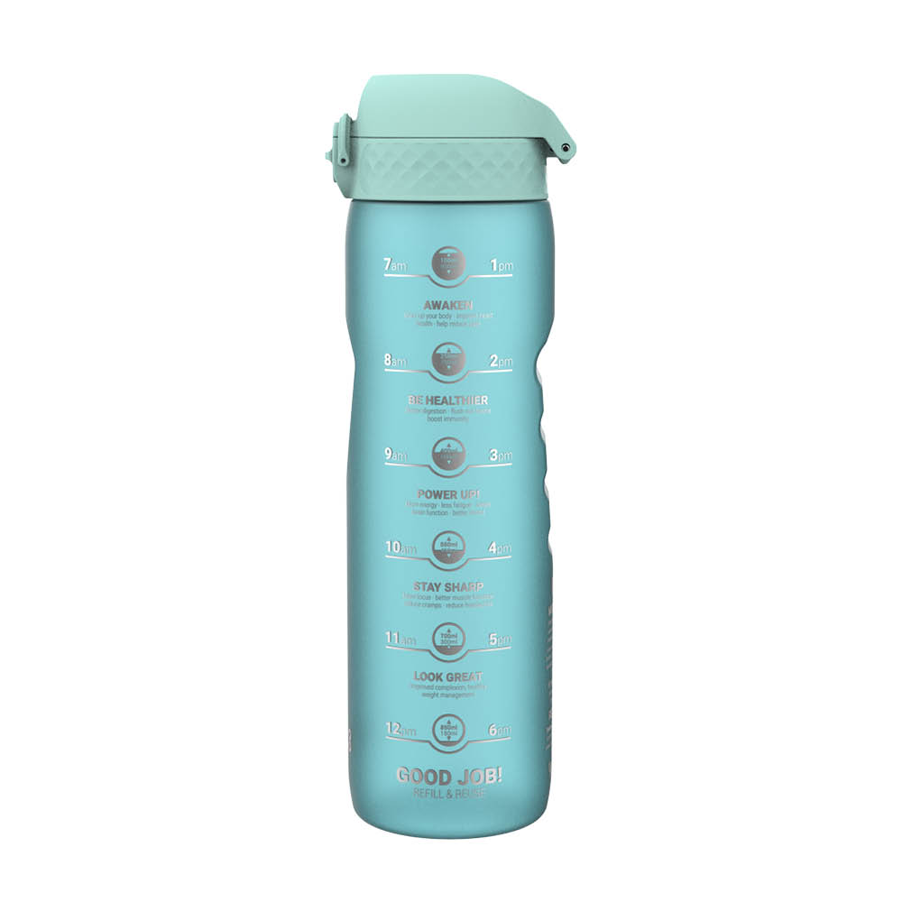 ION8 - Motivational Bottle Juomapullo 1 L Sonic Blue