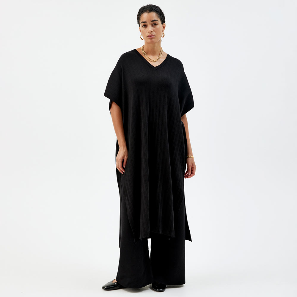 Kaftaanimekko Luomupuuvilla - Black - ONESIZE