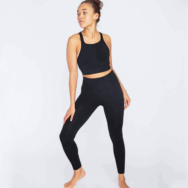 Yoga Trikoot Tekninen - Black - M