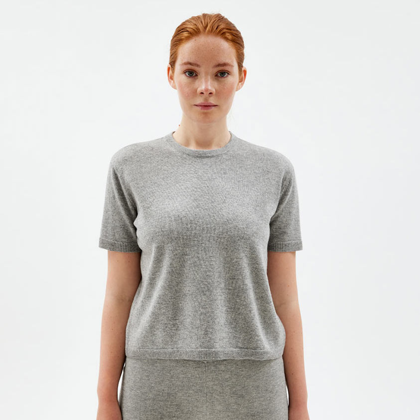 T-paita Villaa Merinovilla - Grey - XL