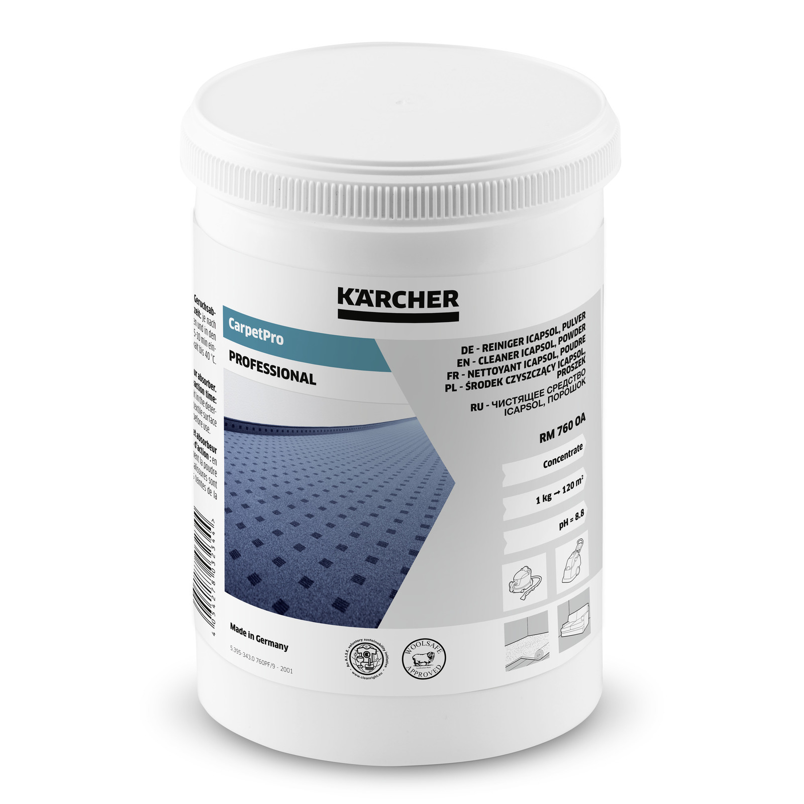 Kärcher - Tekstiilipesujauhe CarpetCleaner RM 760, 0.8kg