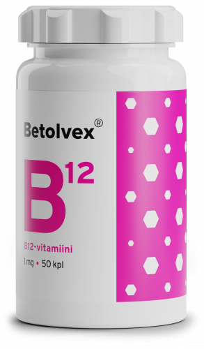 Betolvex 50 tabl 1 mg B12-vitamiini