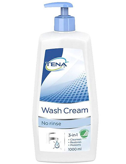 Tena Proskin Wash Cream 1000 ml pesuvoide, pumppupullo