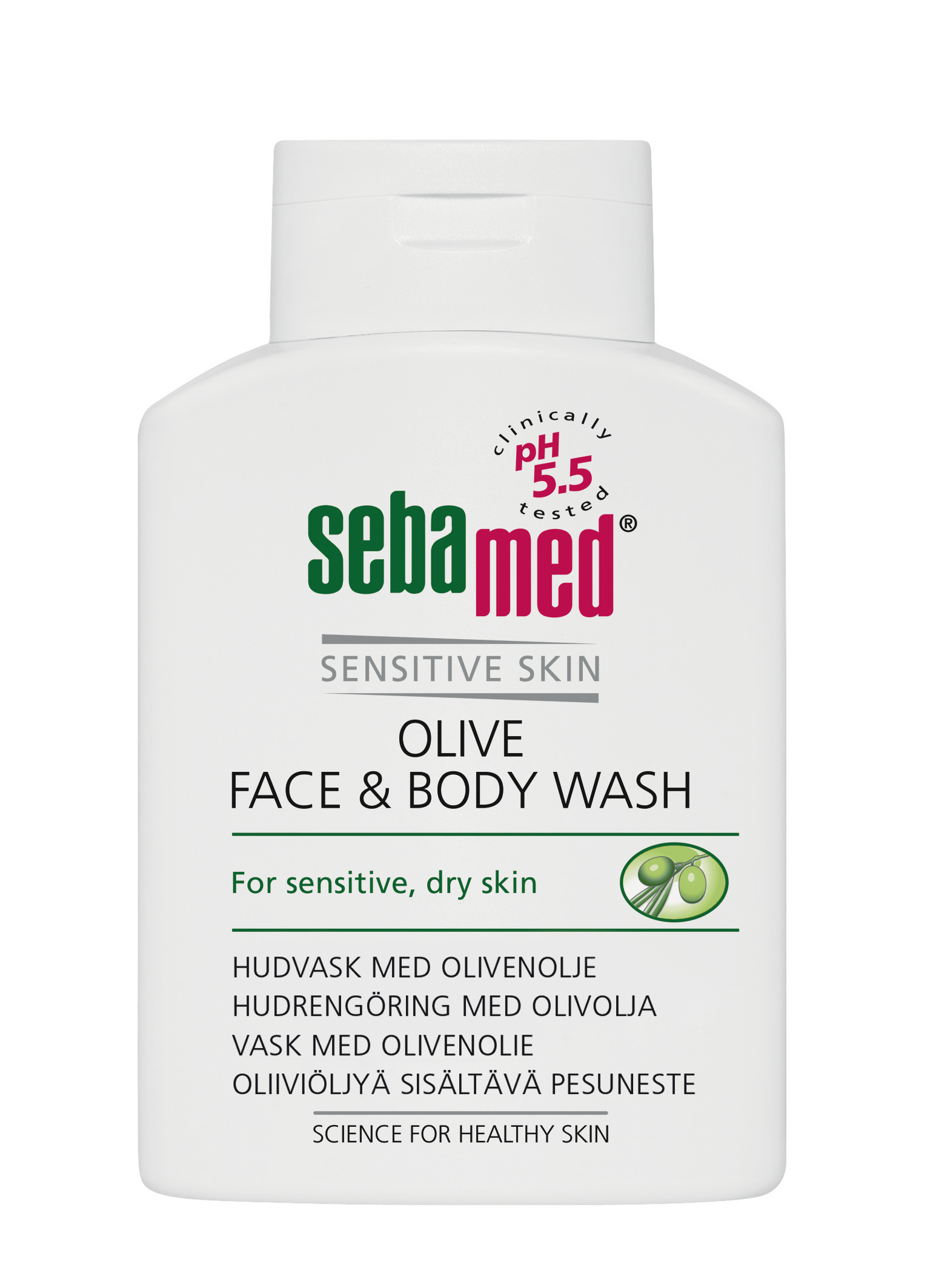 Sebamed Olive Face&Body Wash pesuneste 200 ml