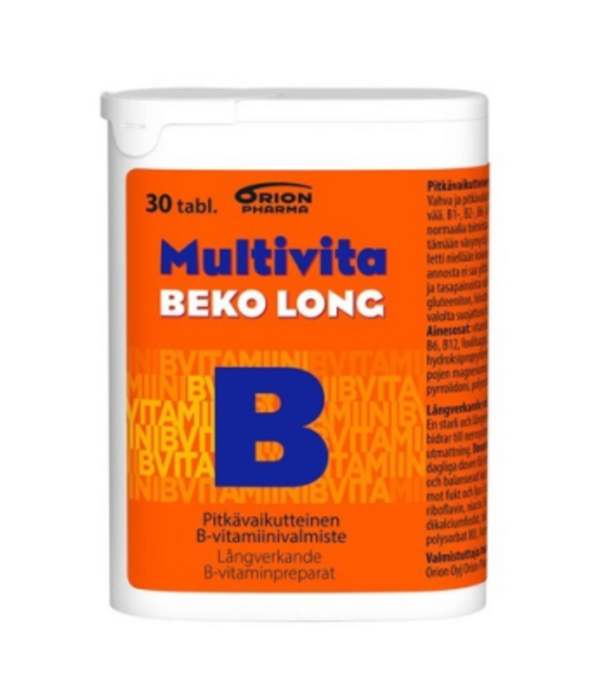 Multivita Beko long 30 depottabl