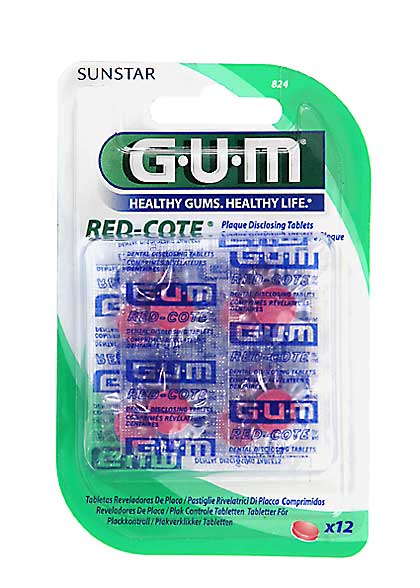 Gum 824Ma red cote 12 kpl väritabletti