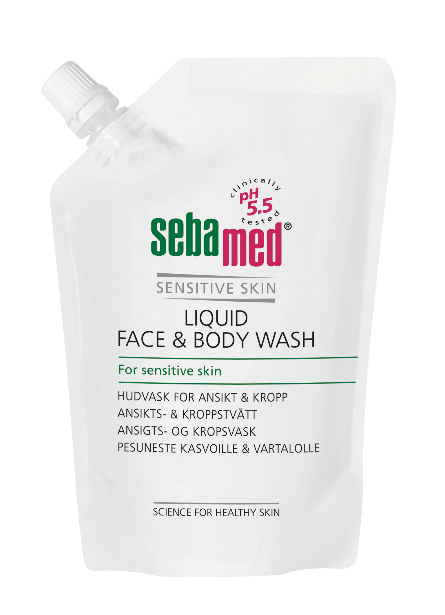 Sebamed Liquid Face&Body Wash pesuneste täyttöpakkaus 400 ml