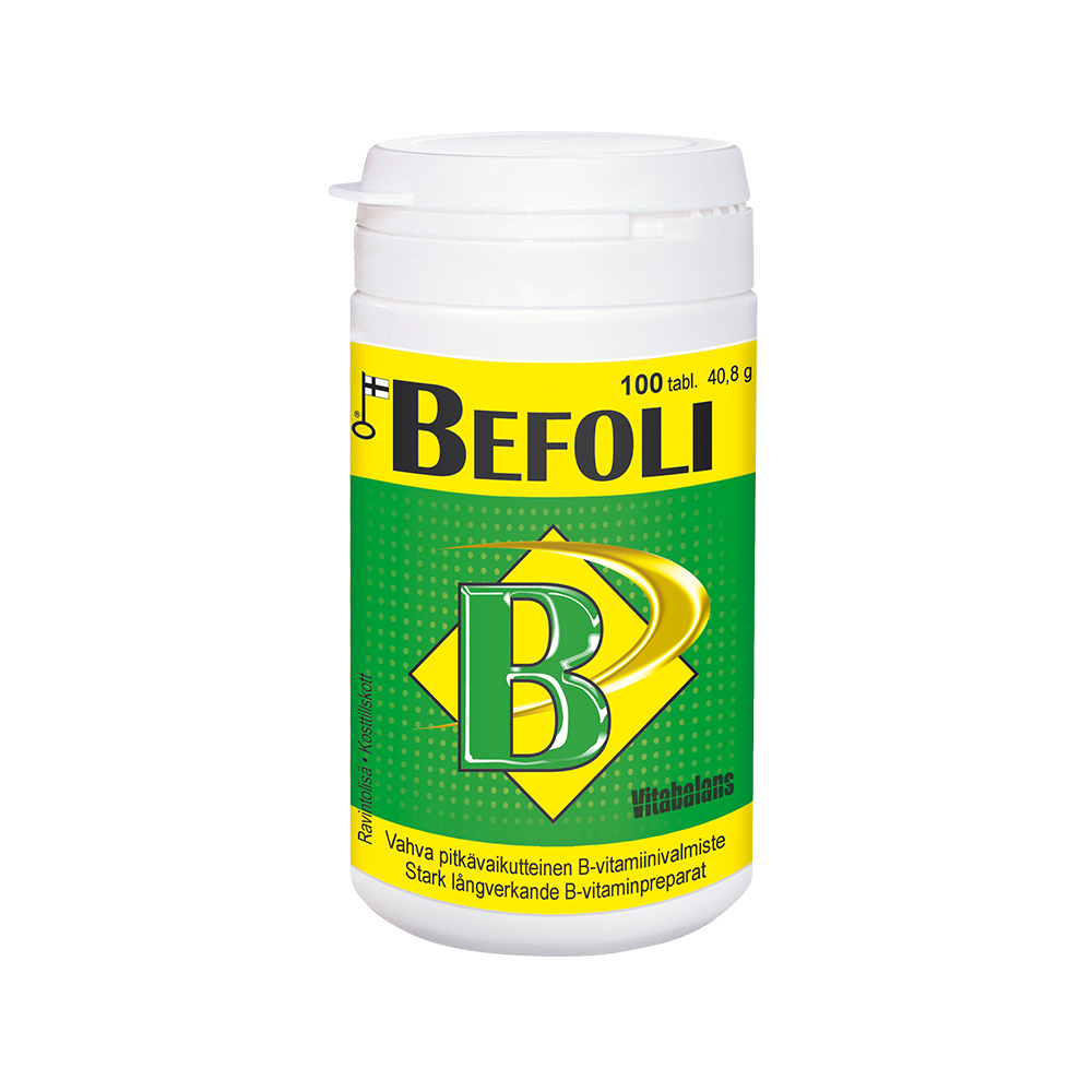 Befoli B-vitamiini tabl 100 kpl