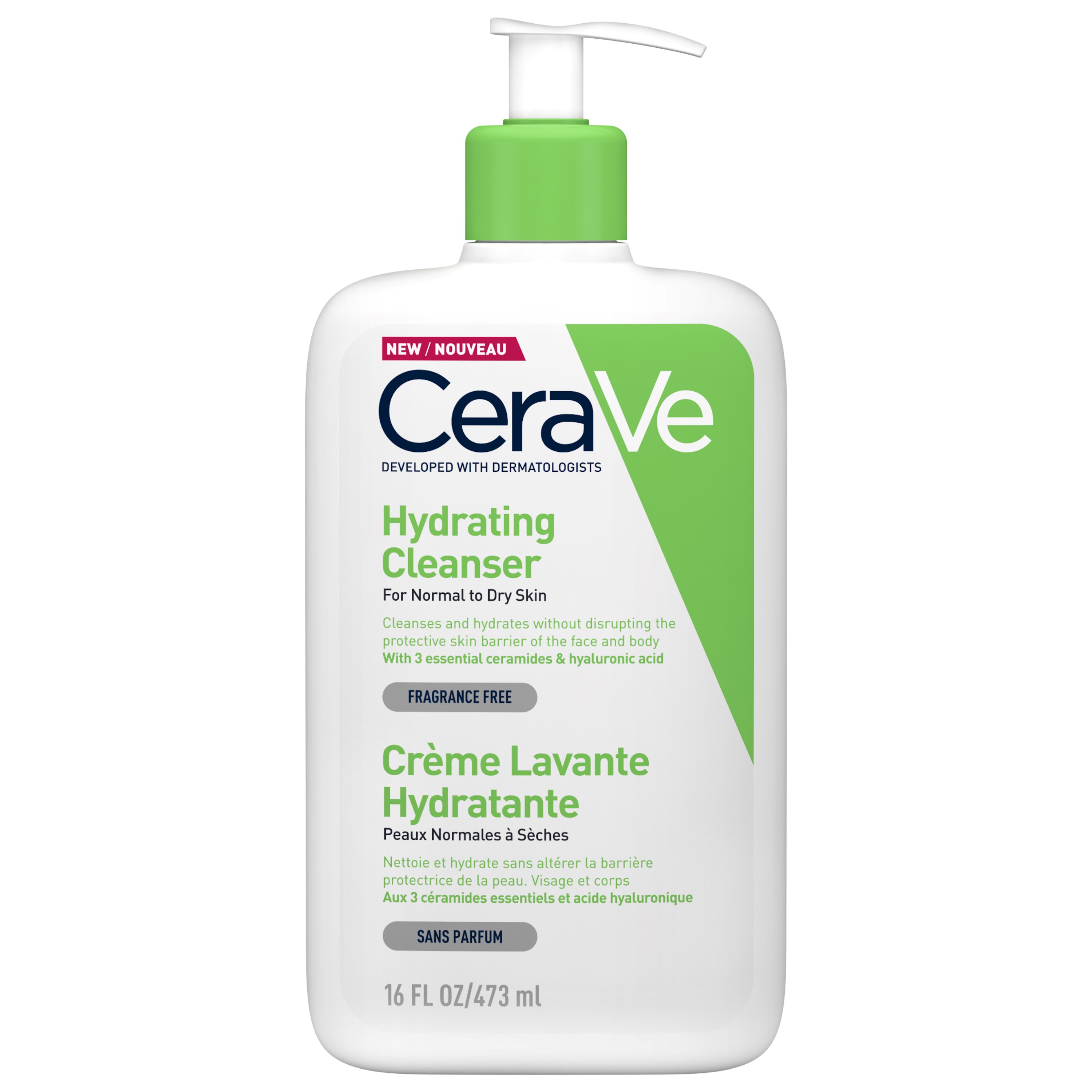 CeraVe Hydrating Cleanser pumppu 473 ml