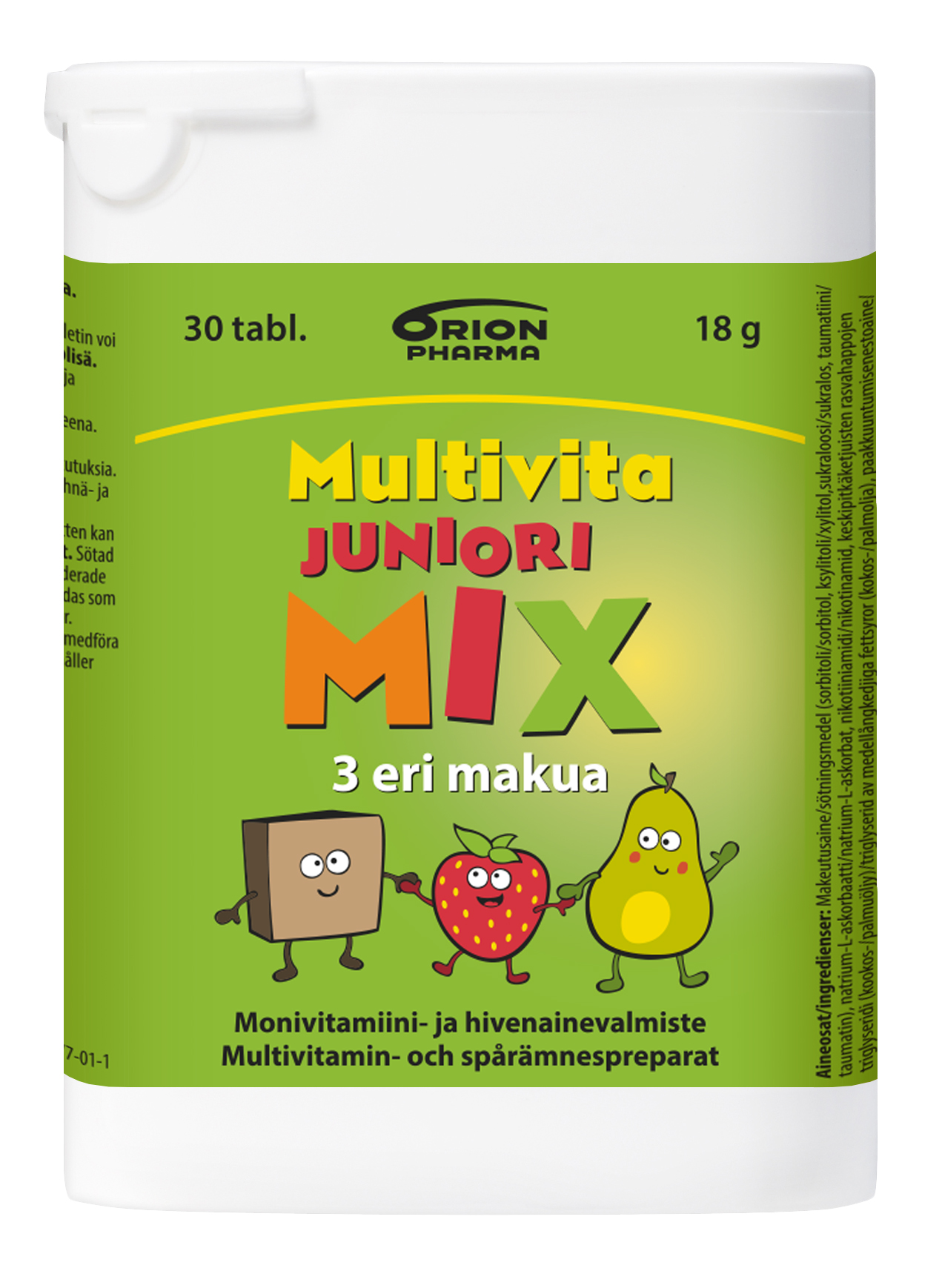 Multivita Juniori Mix monivitamiini 30 purutabl