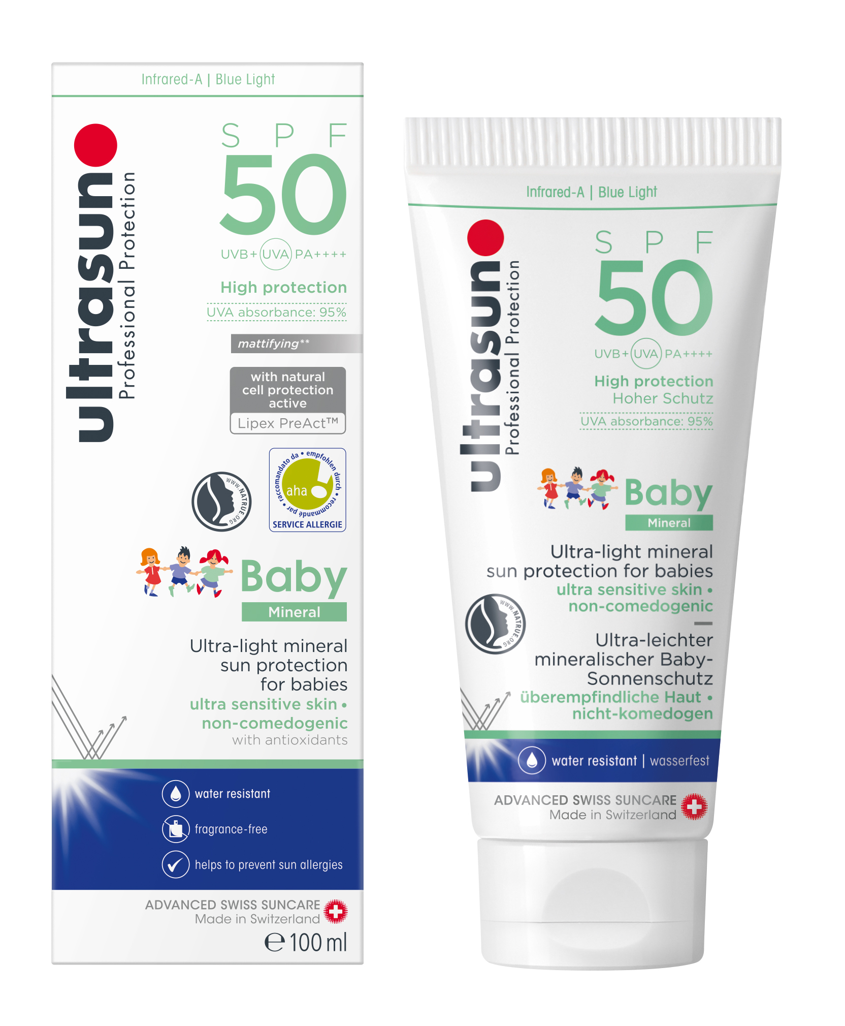 Ultrasun Baby Mineral SPF50 100 ml