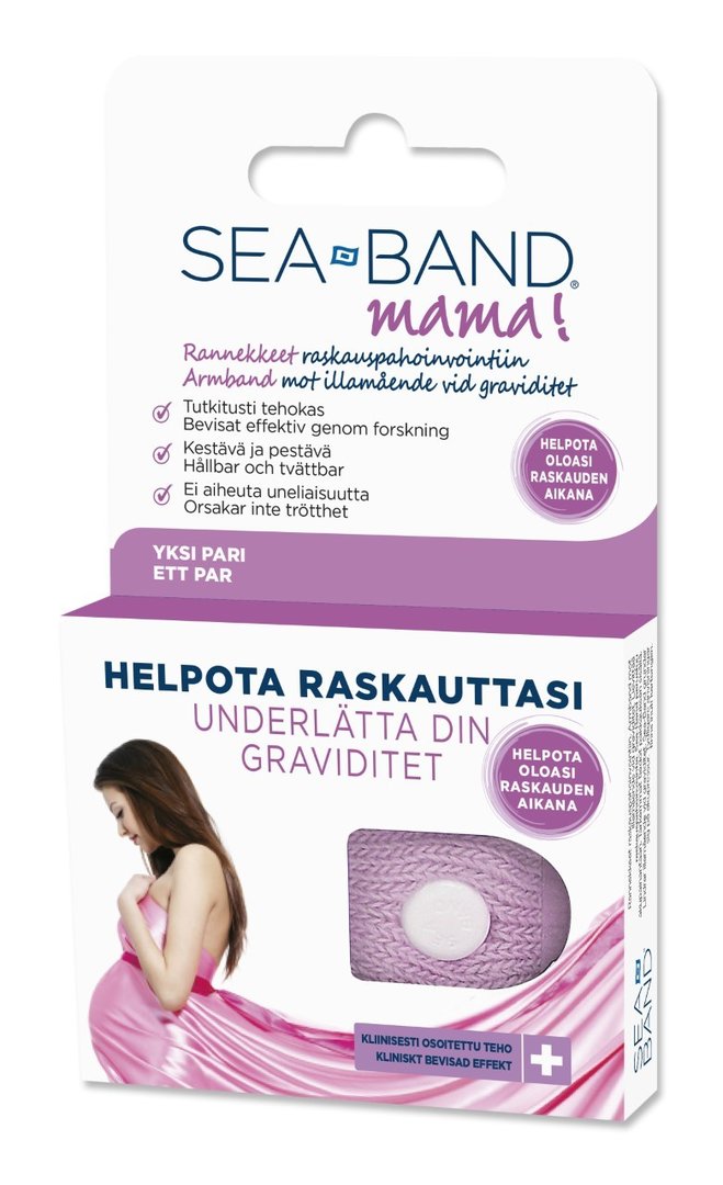 Sea-Band Mama pahoinvointirannekkeet