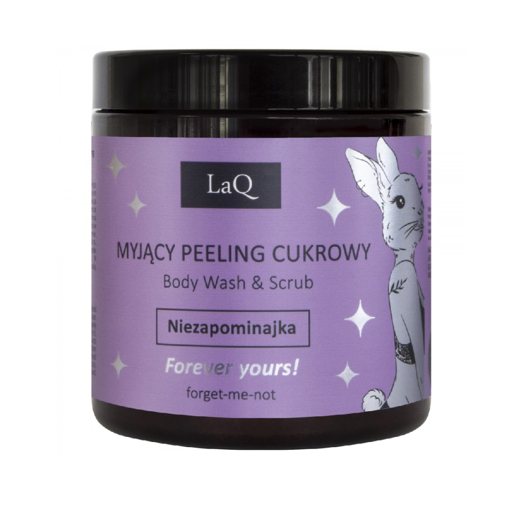 LaQ Forget-Me-Not Pesu- ja kuorinta Wash and Scrub 220 g