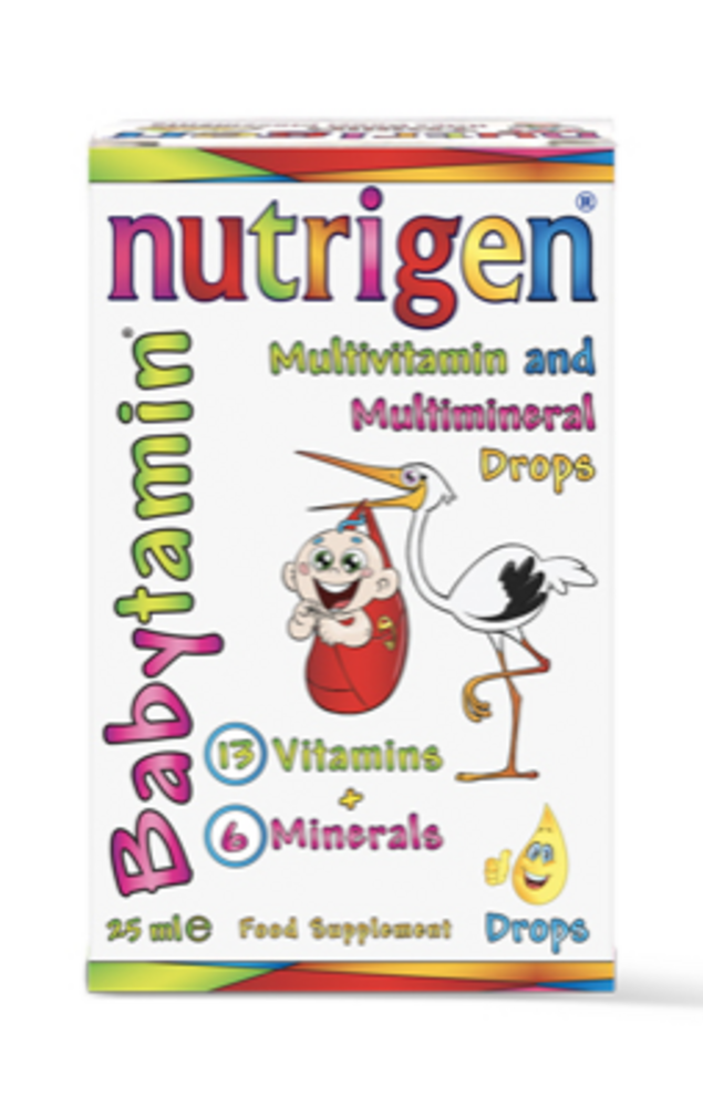 Nutrigen Babytamin vitam.tipat vauvoille 25 ml