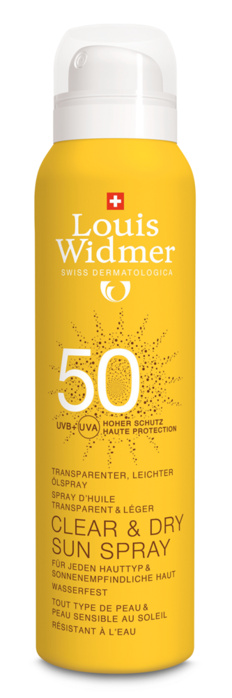 Louis Widmer Clear & Dry Sun Spray 50 200 ml