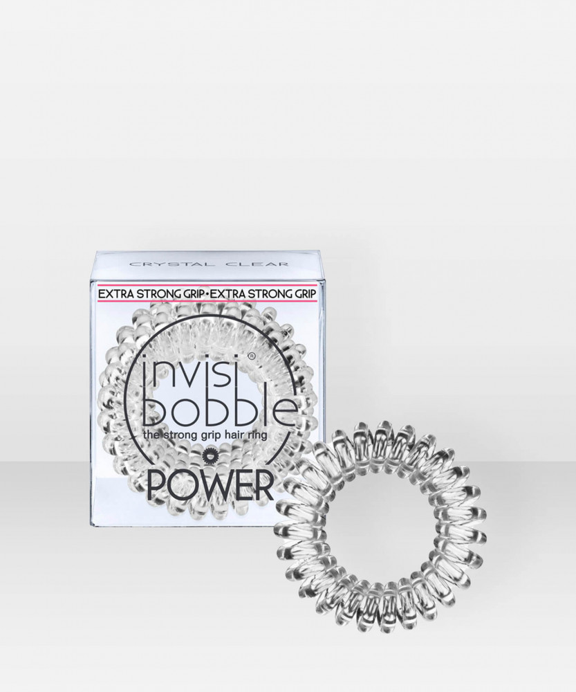 invisibobble POWER Crystal Clear 3 pcs