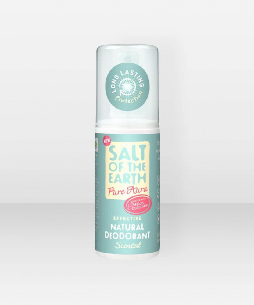 Salt of the Earth Pure Aura Melon & Cucumber Mineraalideodoranttisuihke 100ml