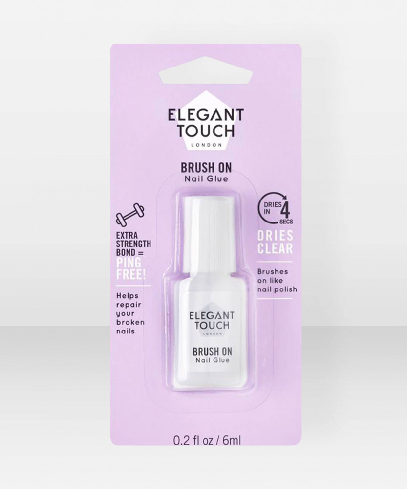 Elegant Touch Brush On Nail Glue 6ml