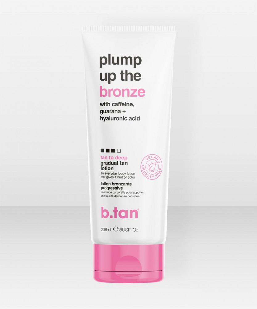 b.tan plump up the bronze - tan to deep everyday glow lotion 236ml