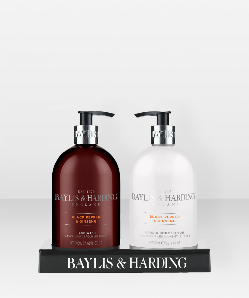 Baylis & Harding Men's Black Pepper & Ginseng 2 Bottle Set