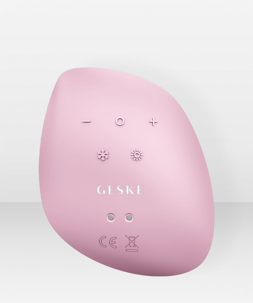 GESKE SmartAppGuided™ Sonic Warm & Cool Mask | 9 in 1 Pink