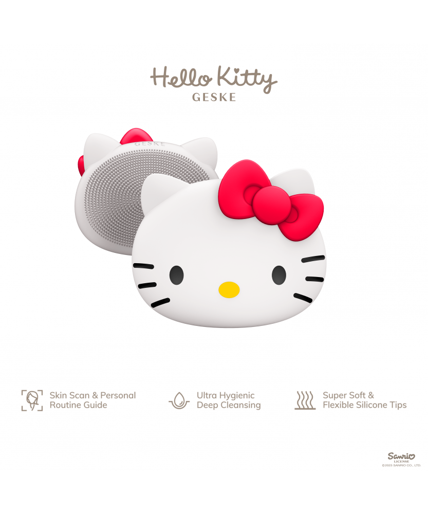 GESKE SmartAppGuided™ Facial Brush | 3 in 1 Hello Kitty