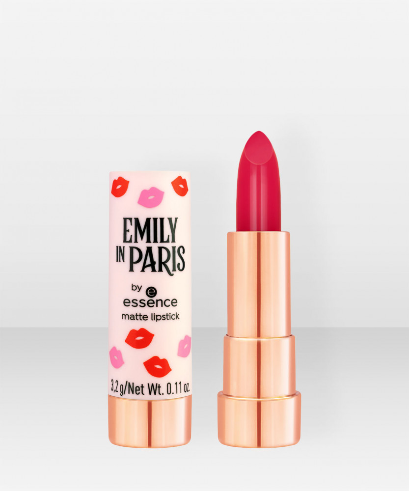 essence EMILY IN PARIS by essence matte lipstick 01 3.2g