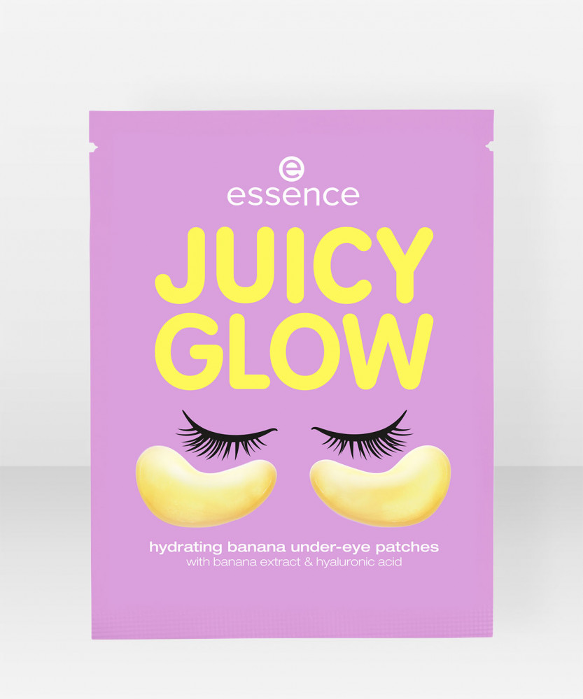 essence JUICY GLOW hydrating banana under-eye patches 01