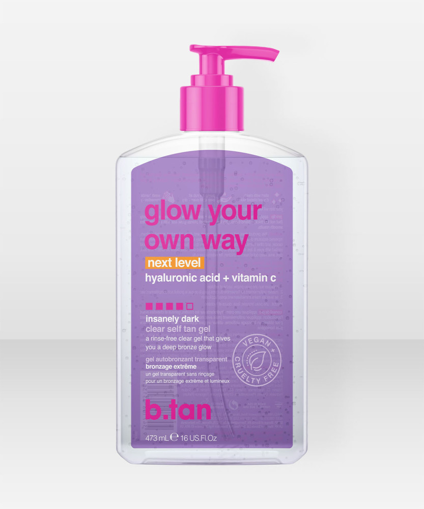 b.tan glow your own way next level - self tan gel 437ml